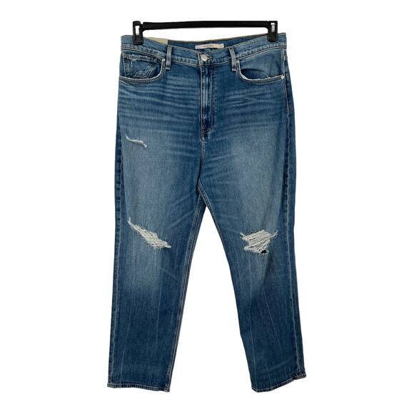 Hudson Jeans Jade High Rise Straight Loose Fit size 33 - Picture 2 of 11